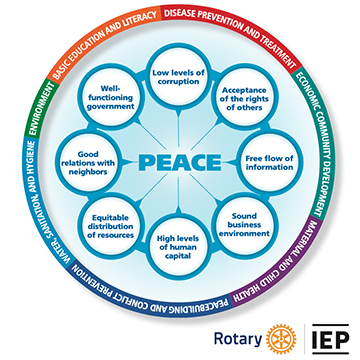 The Pillars of Peace and areas of focus